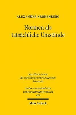 Normen als tatschliche Umstnde 1