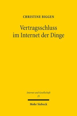 bokomslag Vertragsschluss im Internet der Dinge