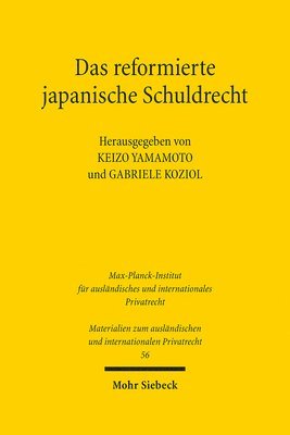 TBD, Keizo Yamamoto, Gabriele Koziol - Das reformierte japanische Schuldrecht, Inbunden