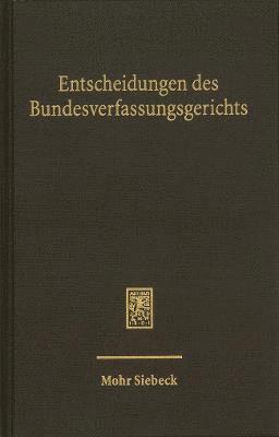 Entscheidungen des Bundesverfassungsgerichts (BVerfGE) 1