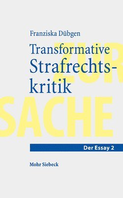 bokomslag Transformative Strafrechtskritik