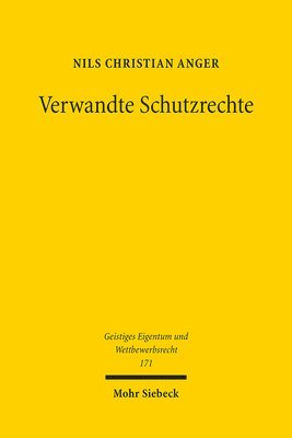 bokomslag Verwandte Schutzrechte