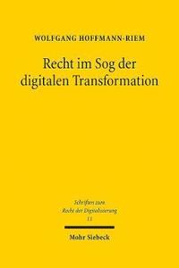 bokomslag Recht im Sog der digitalen Transformation