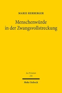 bokomslag Menschenwrde in der Zwangsvollstreckung