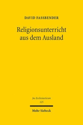 bokomslag Religionsunterricht aus dem Ausland