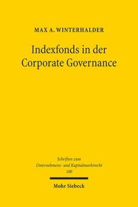 bokomslag Indexfonds in der Corporate Governance