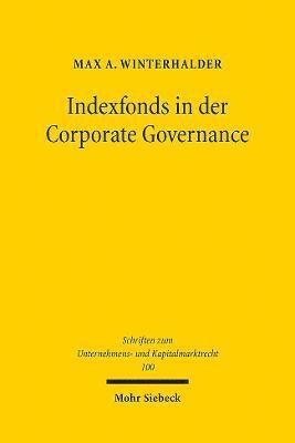 bokomslag Indexfonds in der Corporate Governance