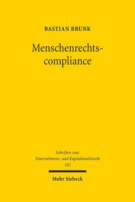 bokomslag Menschenrechtscompliance