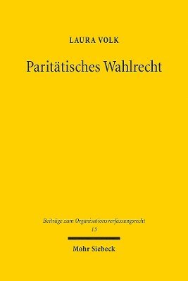 bokomslag Parittisches Wahlrecht