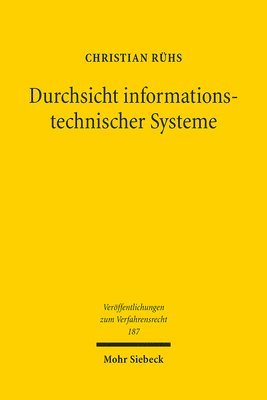 bokomslag Durchsicht informationstechnischer Systeme