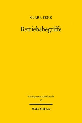 Betriebsbegriffe 1