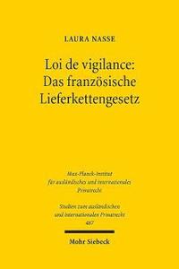 bokomslag Loi de vigilance: Das franzsische Lieferkettengesetz