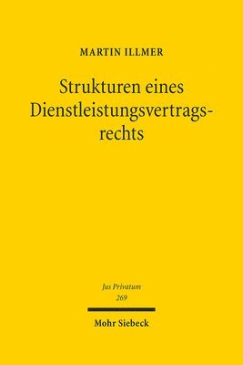 bokomslag Strukturen eines Dienstleistungsvertragsrechts