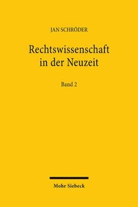 bokomslag Rechtswissenschaft in der Neuzeit