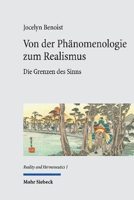 Jocelyn Benoist - Von der Phänomenologie zum Realismus, Inbunden