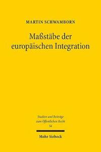 bokomslag Mastbe der europischen Integration