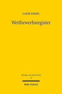 bokomslag Wettbewerbsregister