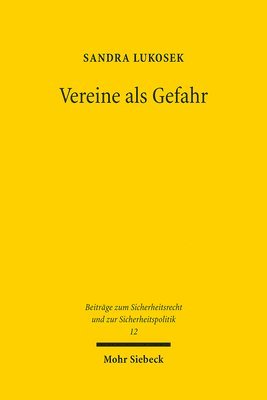 bokomslag Vereine als Gefahr