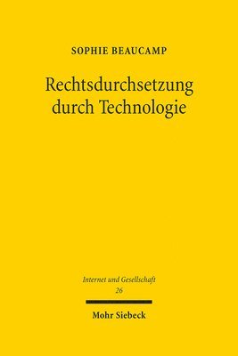 bokomslag Rechtsdurchsetzung durch Technologie