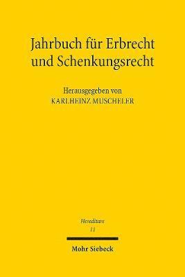 bokomslag Jahrbuch fr Erbrecht und Schenkungsrecht