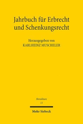 Jahrbuch fr Erbrecht und Schenkungsrecht 1