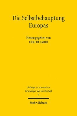 TBD, Udo Di Fabio - Die Selbstbehauptung Europas, Inbunden