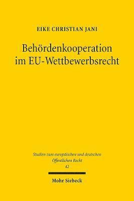 Behrdenkooperation im EU-Wettbewerbsrecht 1