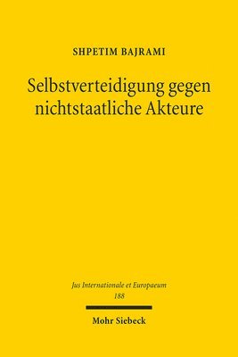 bokomslag Selbstverteidigung gegen nichtstaatliche Akteure