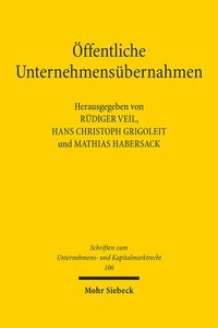 bokomslag Öffentliche Unternehmensübernahmen