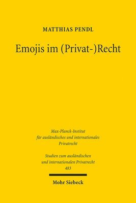 bokomslag Emojis im (Privat-)Recht