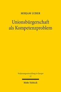 bokomslag Unionsbürgerschaft als Kompetenzproblem