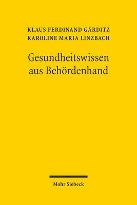 bokomslag Gesundheitswissen aus Behrdenhand