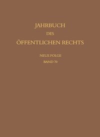 bokomslag Jahrbuch des ffentlichen Rechts der Gegenwart. Neue Folge