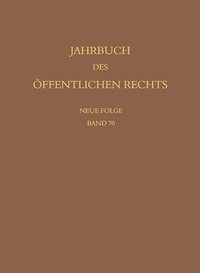 bokomslag Jahrbuch des öffentlichen Rechts der Gegenwart. Neue Folge