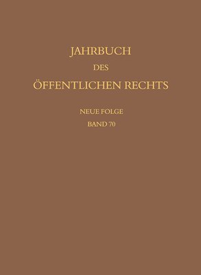 Oliver Lepsius, Angelika Nußberger, Christoph Schönberger, Christian Waldhoff, Christian Walter - Jahrbuch des öffentlichen Rechts der Gegenwart. Neue Folge, Inbunden