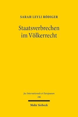 bokomslag Staatsverbrechen im Völkerrecht