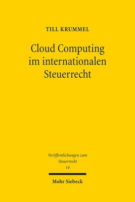 bokomslag Cloud Computing im internationalen Steuerrecht