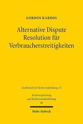 Alternative Dispute Resolution fr Verbraucherstreitigkeiten 1