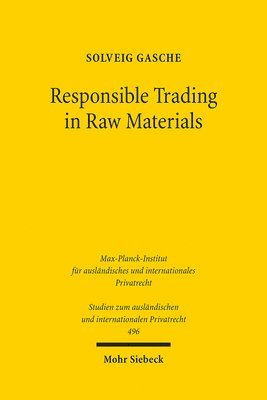 bokomslag Responsible Trading in Raw Materials