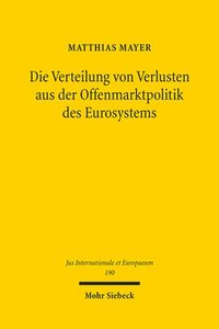 bokomslag Die Verteilung von Verlusten aus der Offenmarktpolitik des Eurosystems