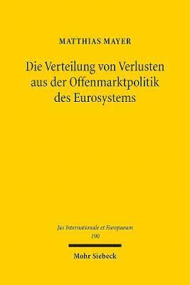 Die Verteilung von Verlusten aus der Offenmarktpolitik des Eurosystems 1