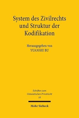 bokomslag System des Zivilrechts und Struktur der Kodifikation