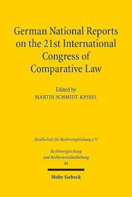 bokomslag German National Reports on the 21st International Congress of Comparative Law