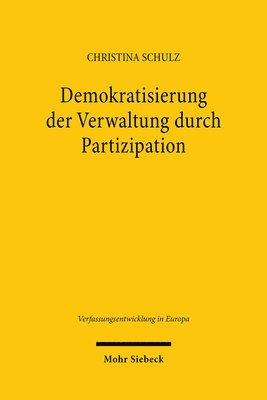 bokomslag Demokratisierung der Verwaltung durch Partizipation