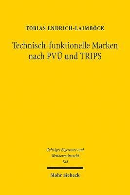 Technisch-funktionelle Marken nach PV und TRIPS 1