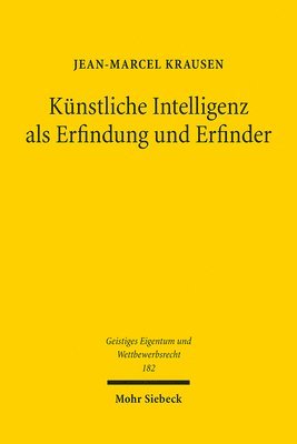 Jean-Marcel Krausen - Künstliche Intelligenz als Erfindung und Erfinder, Häftad