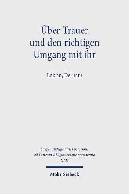 bokomslag ber Trauer und den richtigen Umgang mit ihr