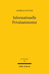 bokomslag Informationelle Privatautonomie