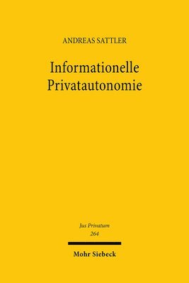 bokomslag Informationelle Privatautonomie