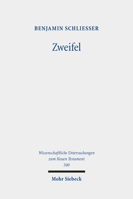 Benjamin Schliesser - Zweifel, Inbunden